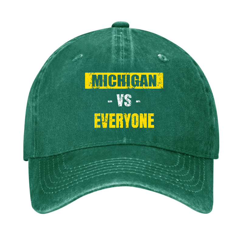 Michigan Vs Everyone Pride Baseball Cap-Maturelion
