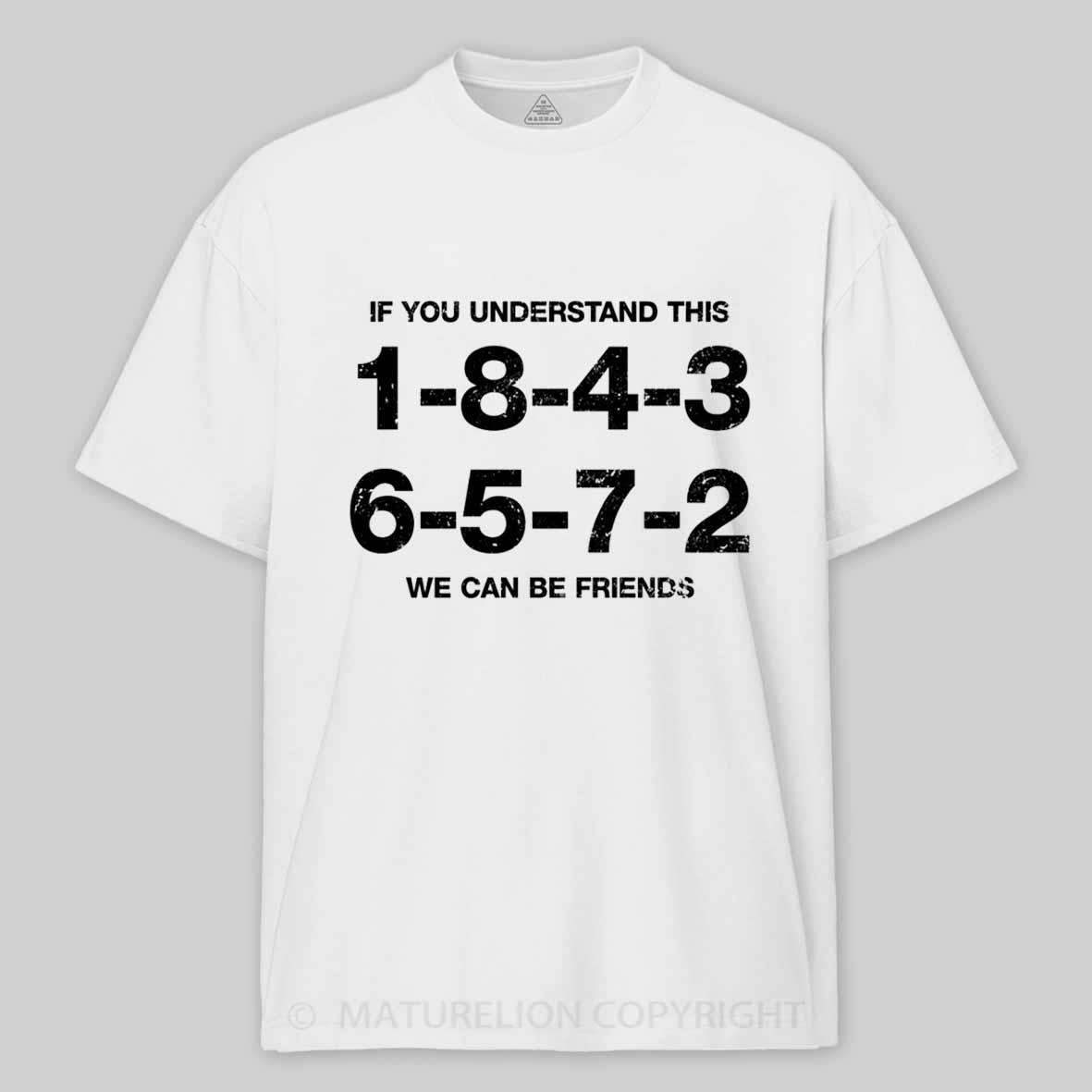 Maturelion 1-8-4-3-6-5-7-2 Firing Order Cotton T-shirt