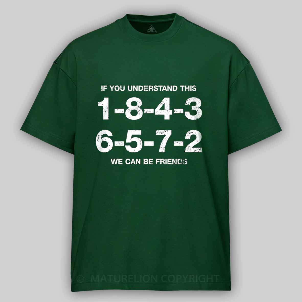 Maturelion 1-8-4-3-6-5-7-2 Firing Order Cotton T-shirt