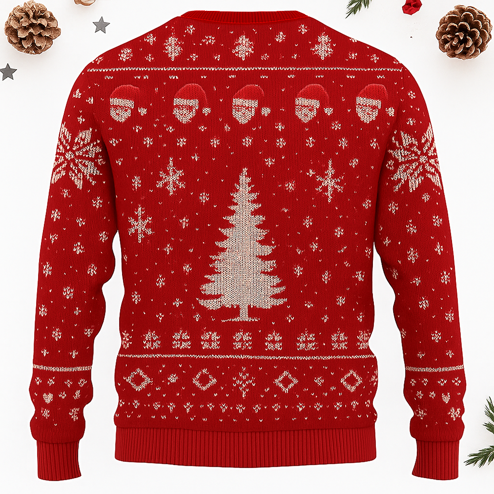 Maturelion Funny Trump Dancing Christmas Ugly Sweater