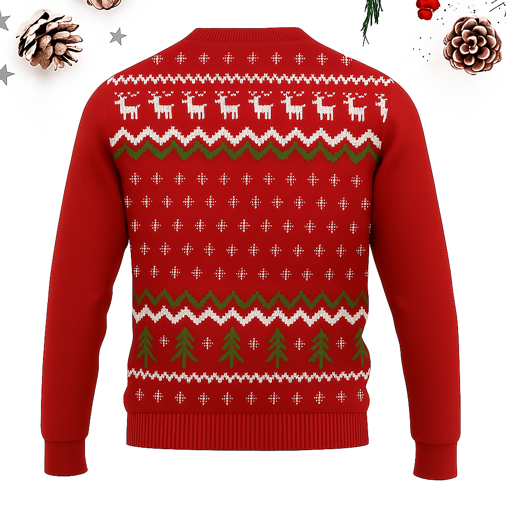 Maturelion Xmas Walking HR Violation Christmas Sweater