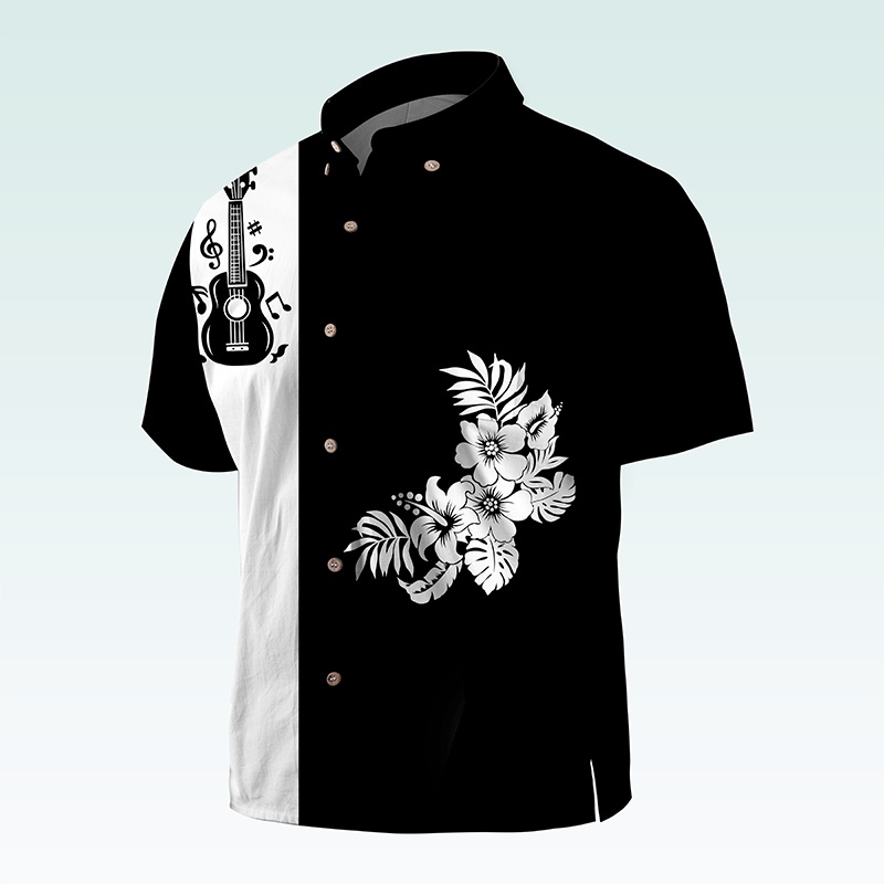 Maturelion Men's Button Pocket ShirtMen's Shirt Summer Shirt Casual Shirt