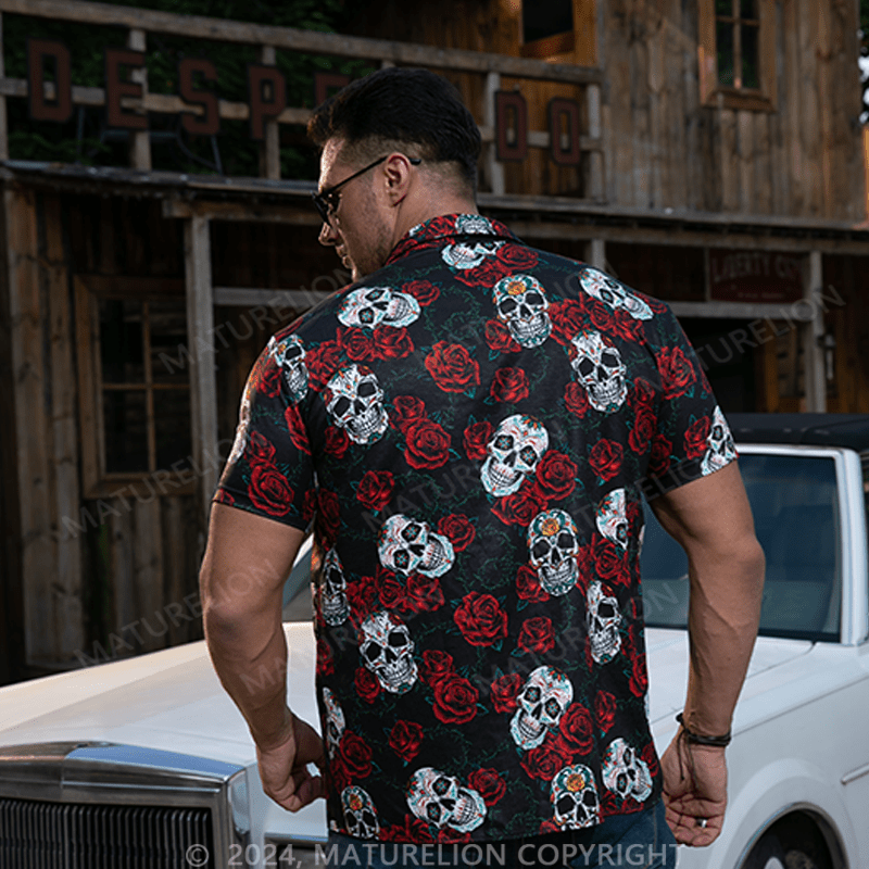 Maturelion Bloom And Death Hawaiian Shirt
