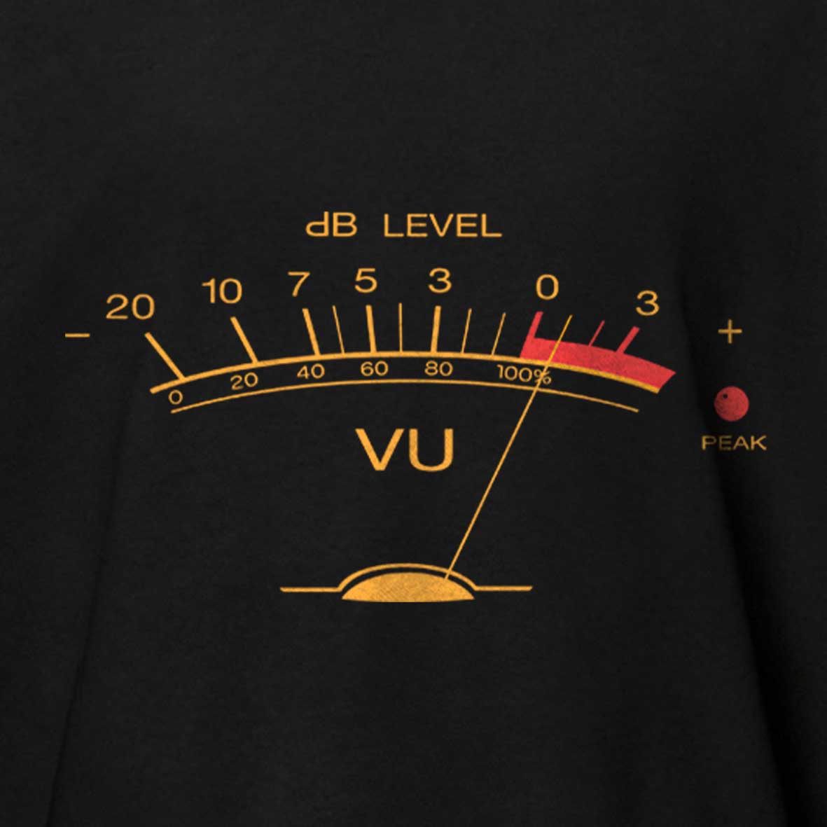 Maturelion Volume VU Meter Vintage Audio Engineer Recording Studio Gear Head Musician Guitar Cotton T-shirt