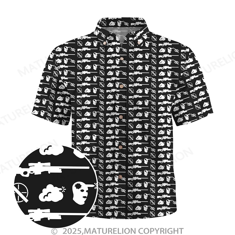 Maturelion Men's Hawaiian Shirt Jungle Vibes Hawaiian Shirt-Maturelion