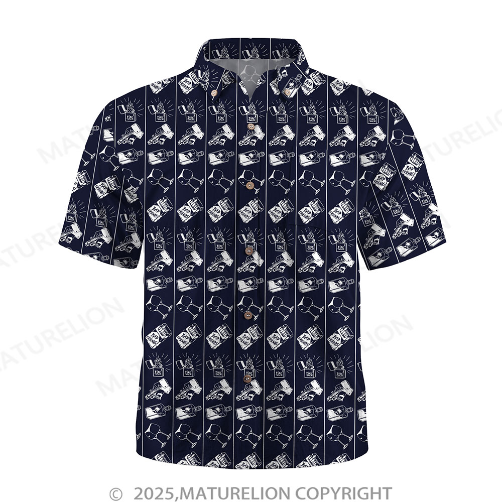 Maturelion Floral Rush Button Up Shirt