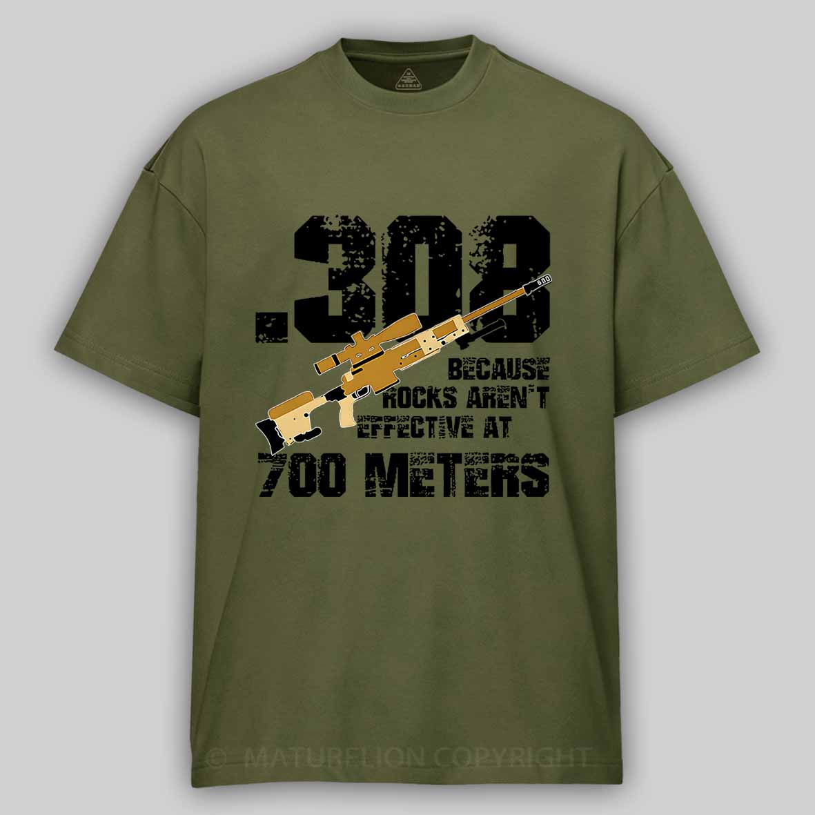 .308 Because Rocks Aren't Effective At 700 Meters