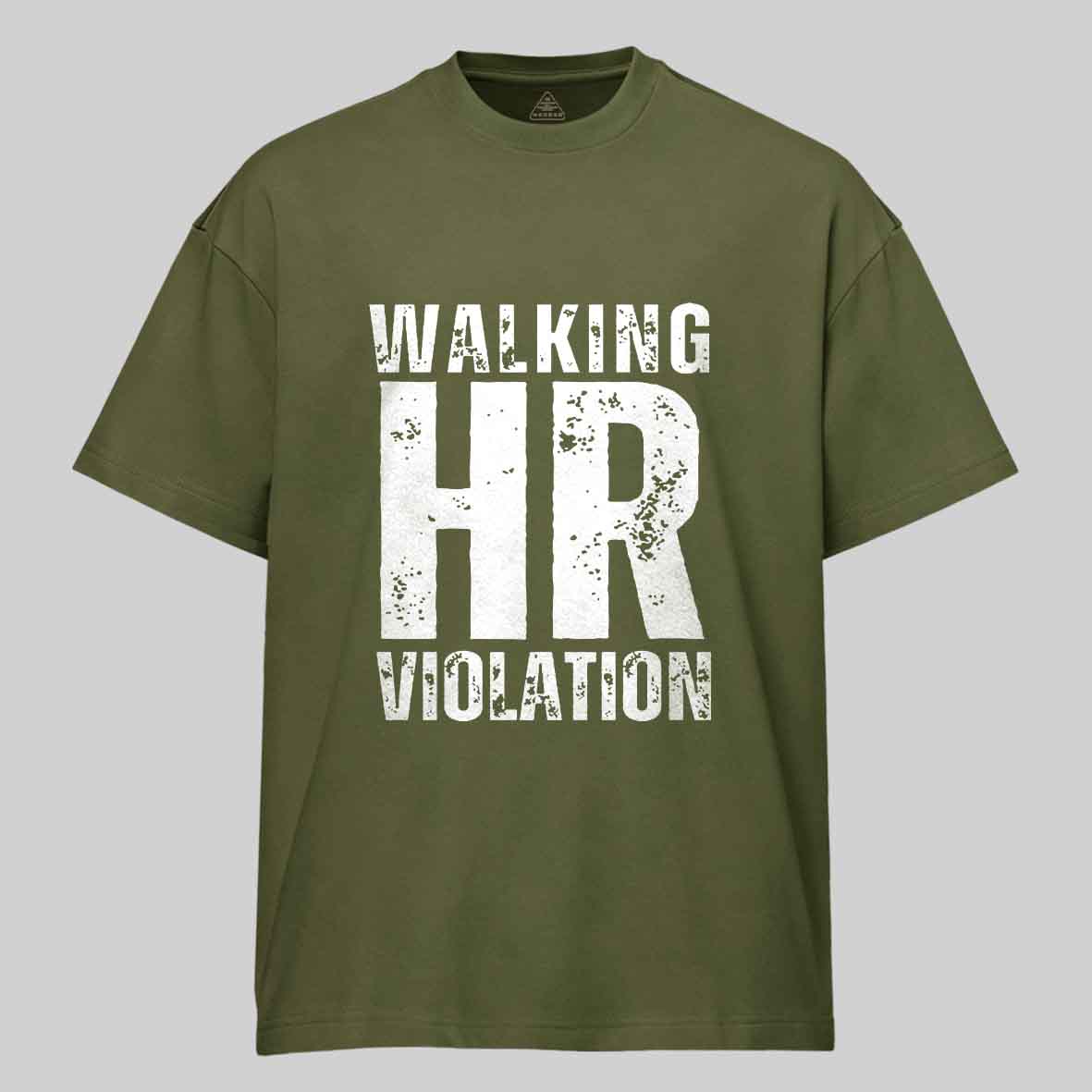 Maturelion Walking HR Violation Unisex Cotton T-shirt