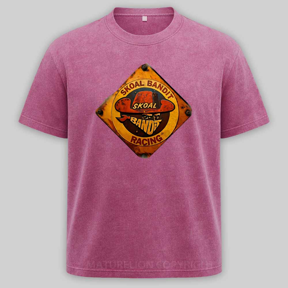 Maturelion Vintage Skoal Bandit Racing Washed T-shirt