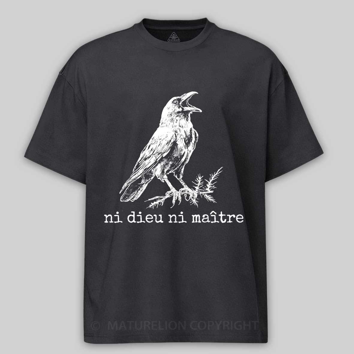 Maturelion Ni Dieu Ni Anti-Authoritarian Cotton T-shirt