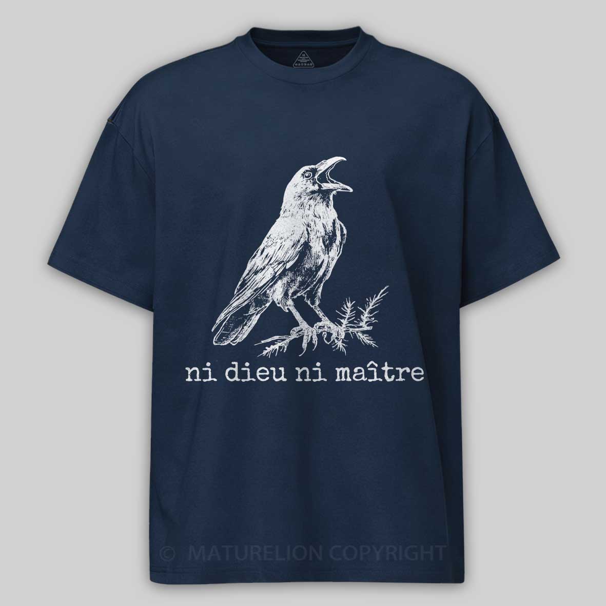 Maturelion Ni Dieu Ni Anti-Authoritarian Cotton T-shirt