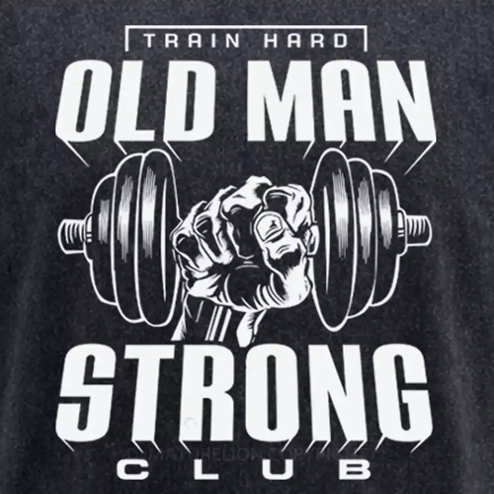 Maturelion OLD MAN STRONG Washed T-shirt