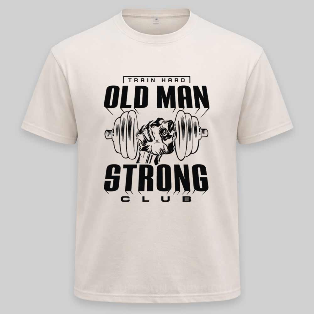 Maturelion OLD MAN STRONG Washed T-shirt
