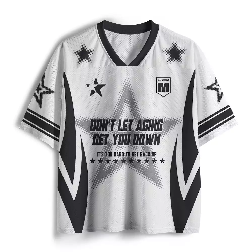 Maturelion Don't let aging get you down 1 Mesh Jersey