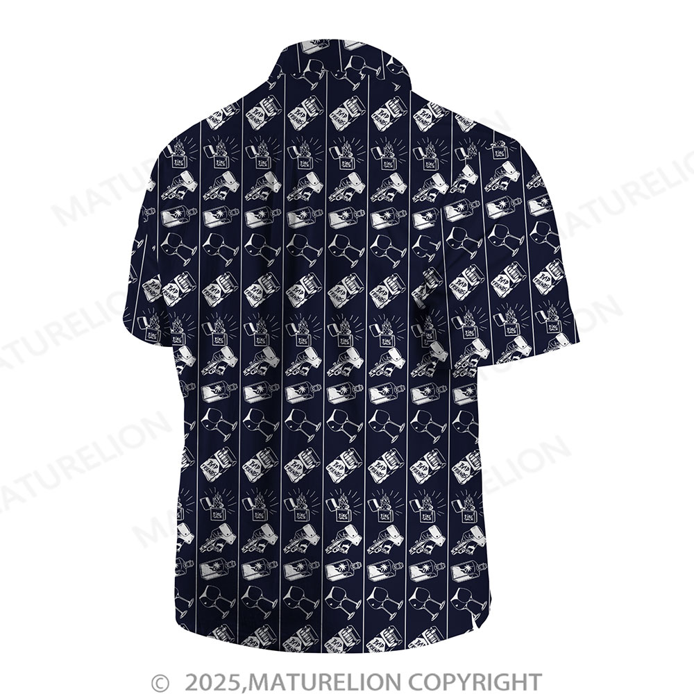 Maturelion Floral Rush Button Up Shirt