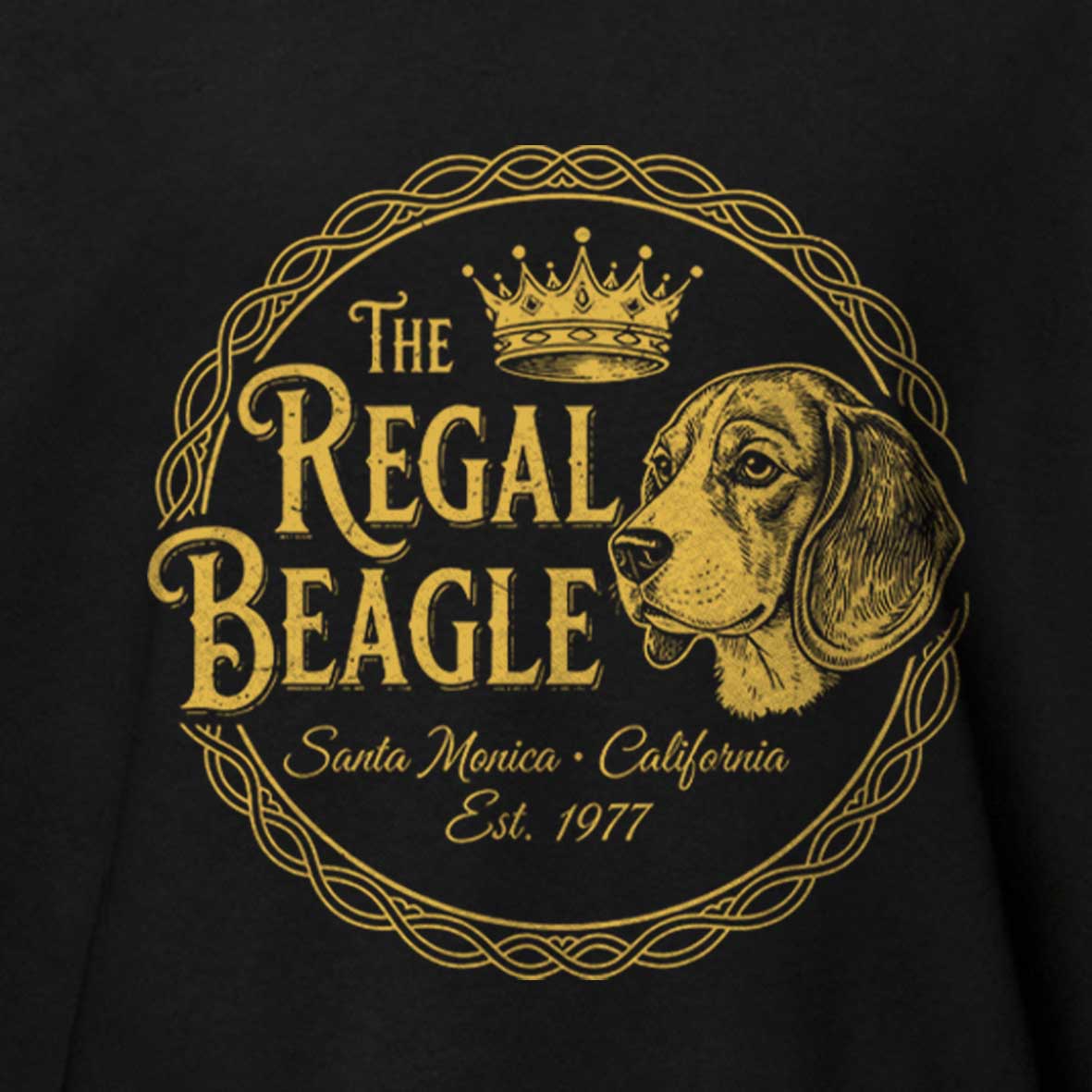 Maturelion Regal Beagle Lounge 1977 Worn Cotton T-shirt
