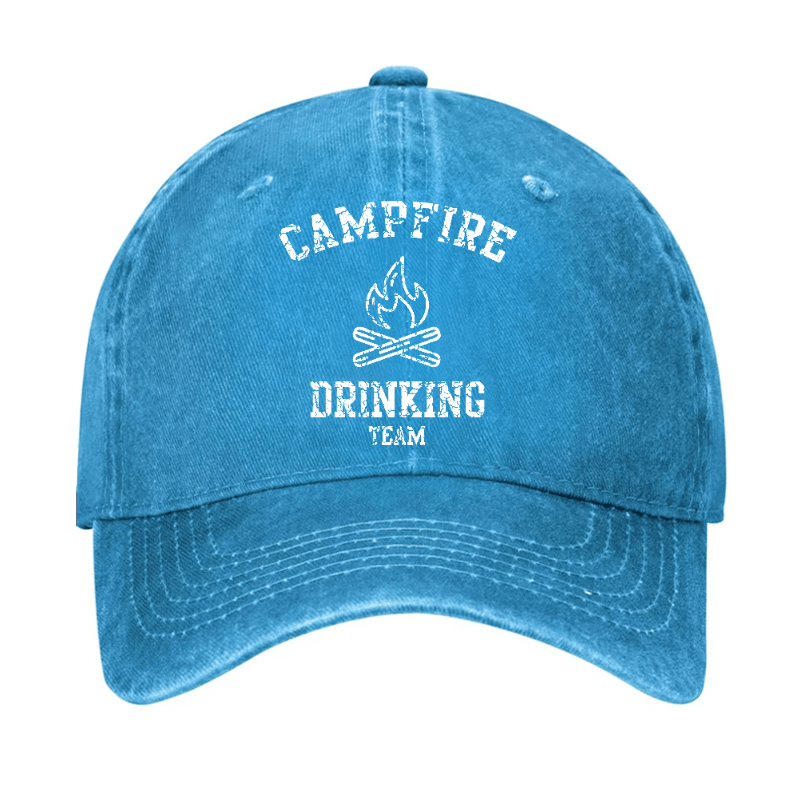 Campfire Drinking Team Funny Gift Cap-Maturelion