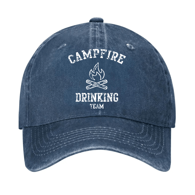 Campfire Drinking Team Funny Gift Cap-Maturelion