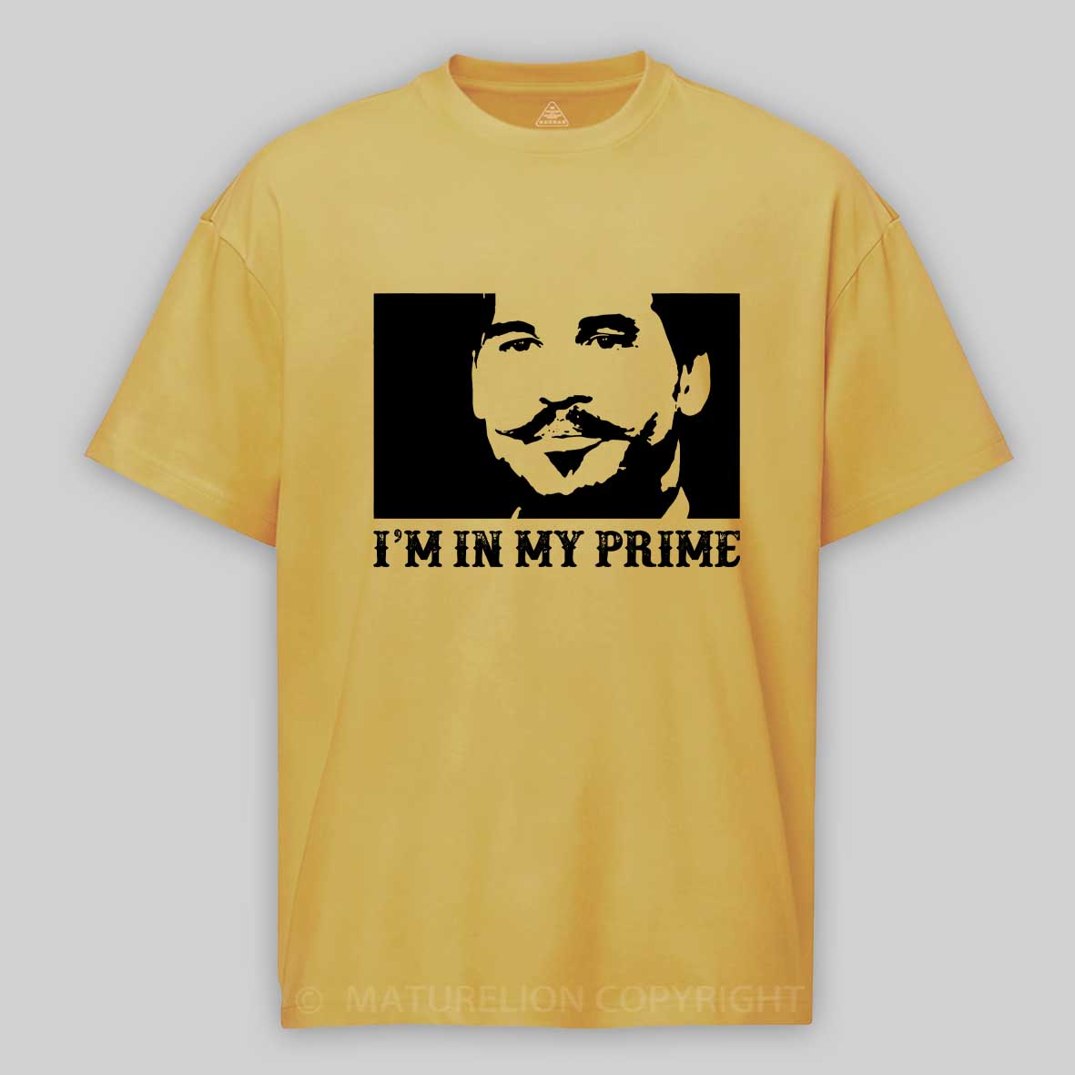 Maturelion Doc Holiday: "I'm In My Prime." Cotton T-shirt