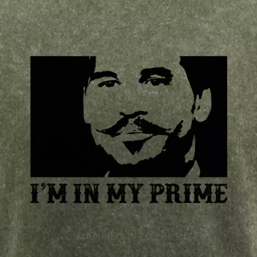 Maturelion Doc Holiday: "I'm In My Prime." Washed T-shirt