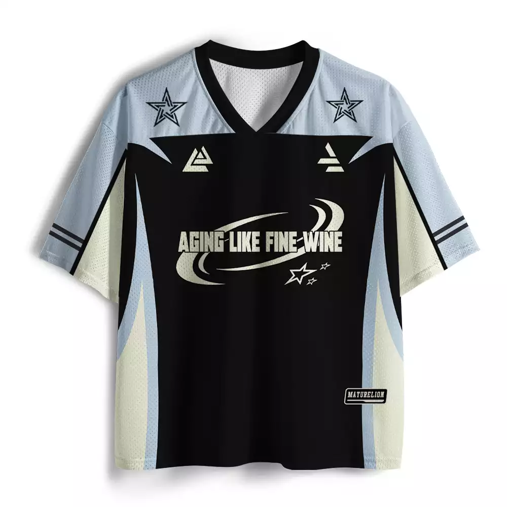 Maturelion Aging Like Fine Wine Mesh Jersey