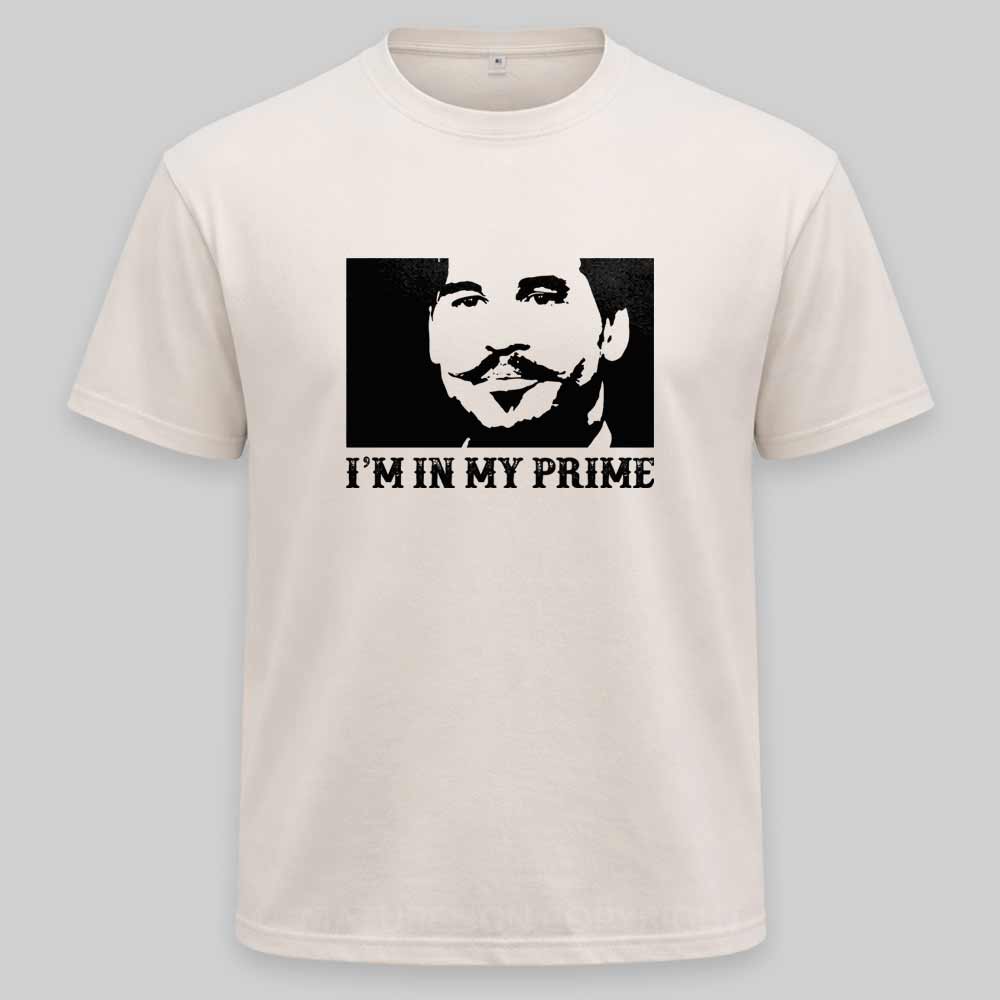 Maturelion Doc Holiday: "I'm In My Prime." Washed T-shirt