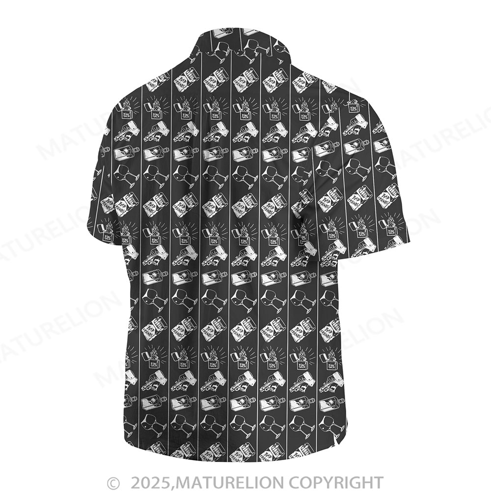 Maturelion Floral Rush Button Up Shirt