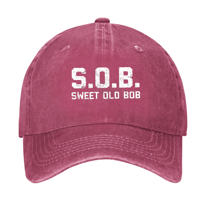 SOB Sweet Old Bob Funny Cap-Maturelion