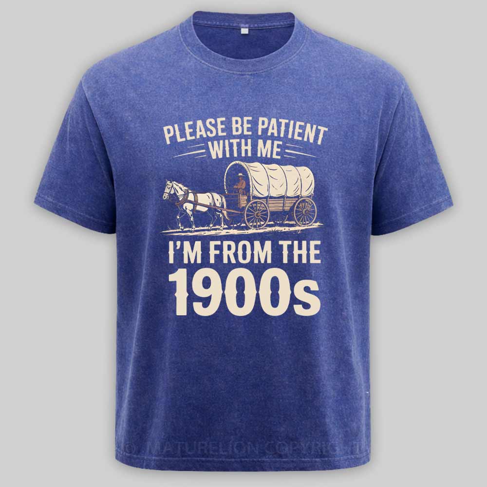 Maturelion I'm From the 1900s Washed T-shirt