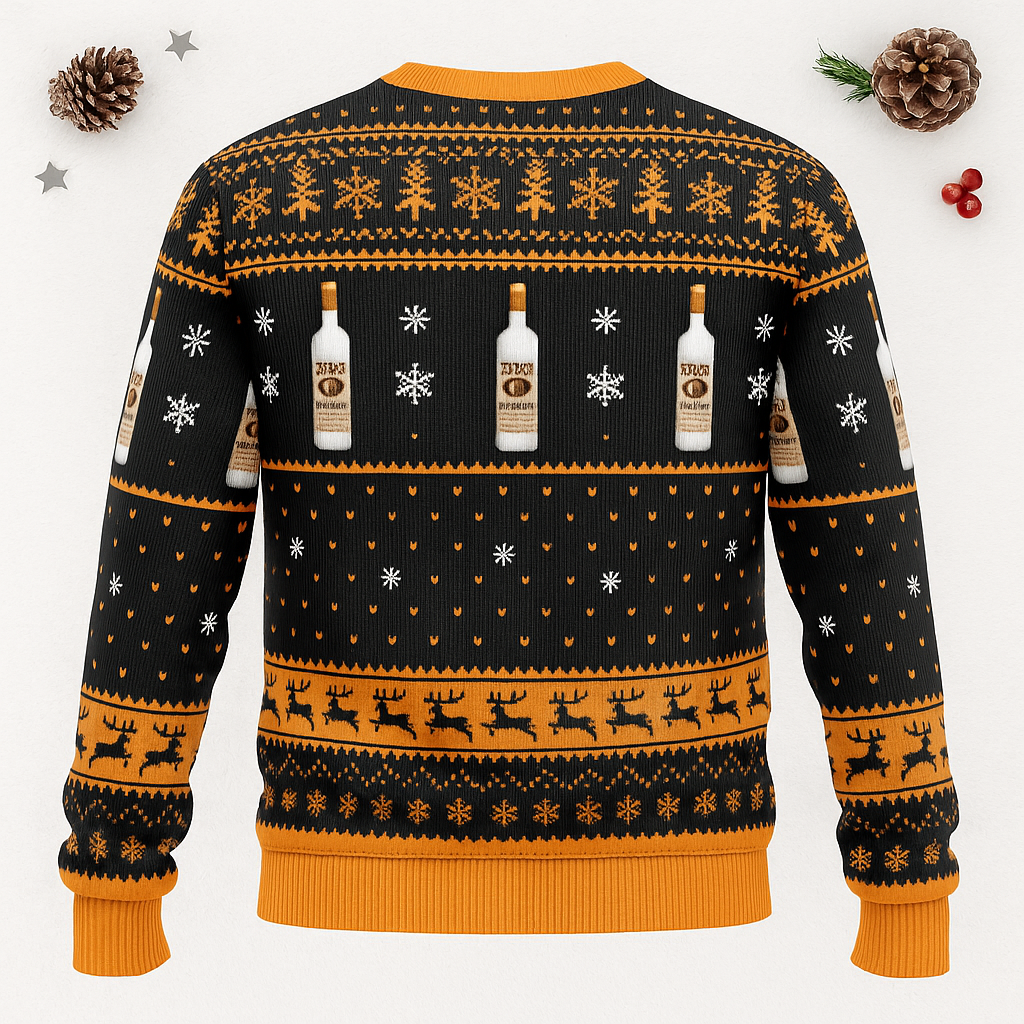 Maturelion Squatching Through The Snow Ugly Christmas Sweater