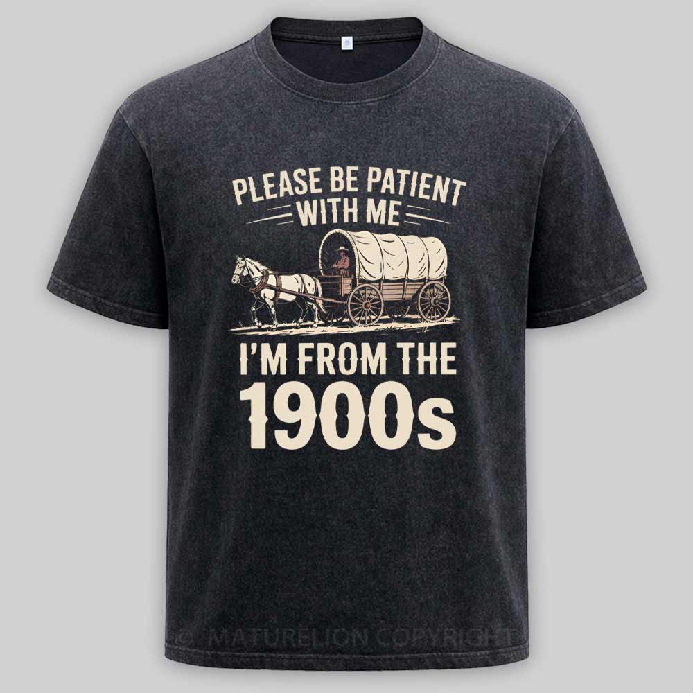 Maturelion I'm From the 1900s Washed T-shirt