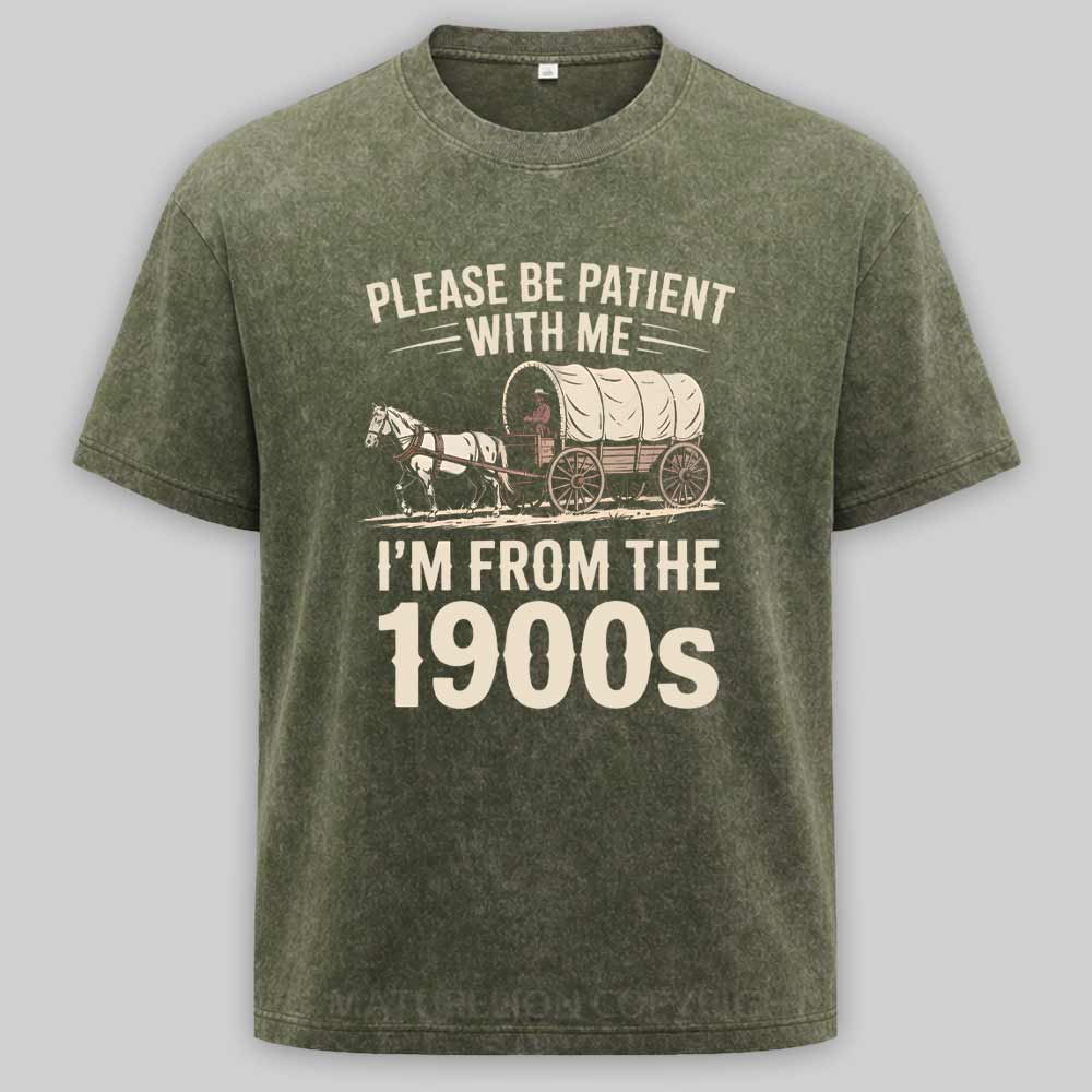 Maturelion I'm From the 1900s Washed T-shirt