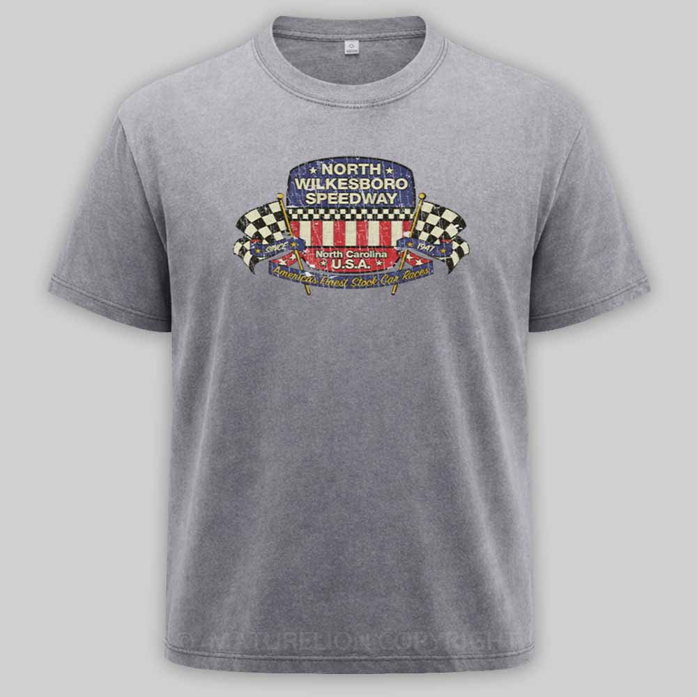Maturelion North Wilkesboro Speedway 1947 Washed T-shirt