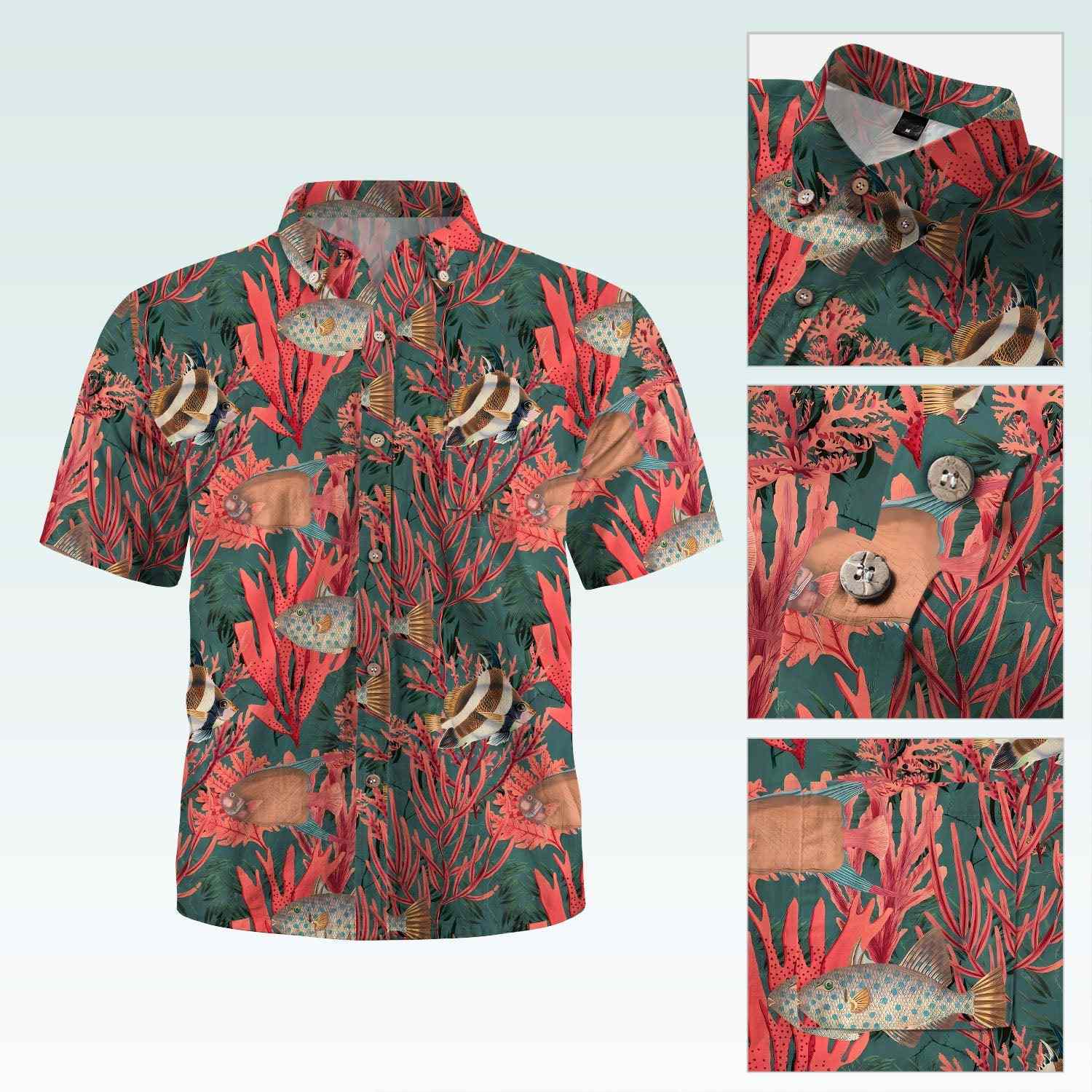 Maturelion Men's Button Pocket ShirtMen's Shirt Summer Shirt Casual Shirt