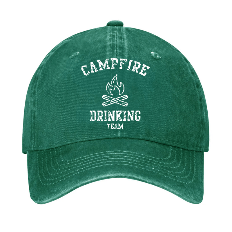 Campfire Drinking Team Funny Gift Cap-Maturelion