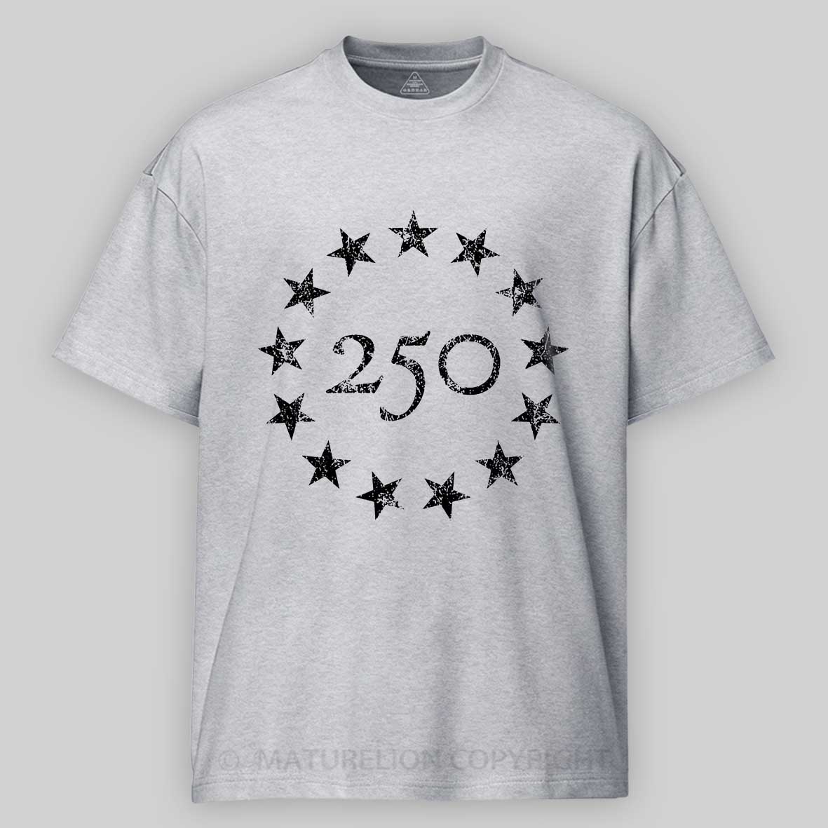 Maturelion Star America 250 Anniversary Cotton T-shirt 