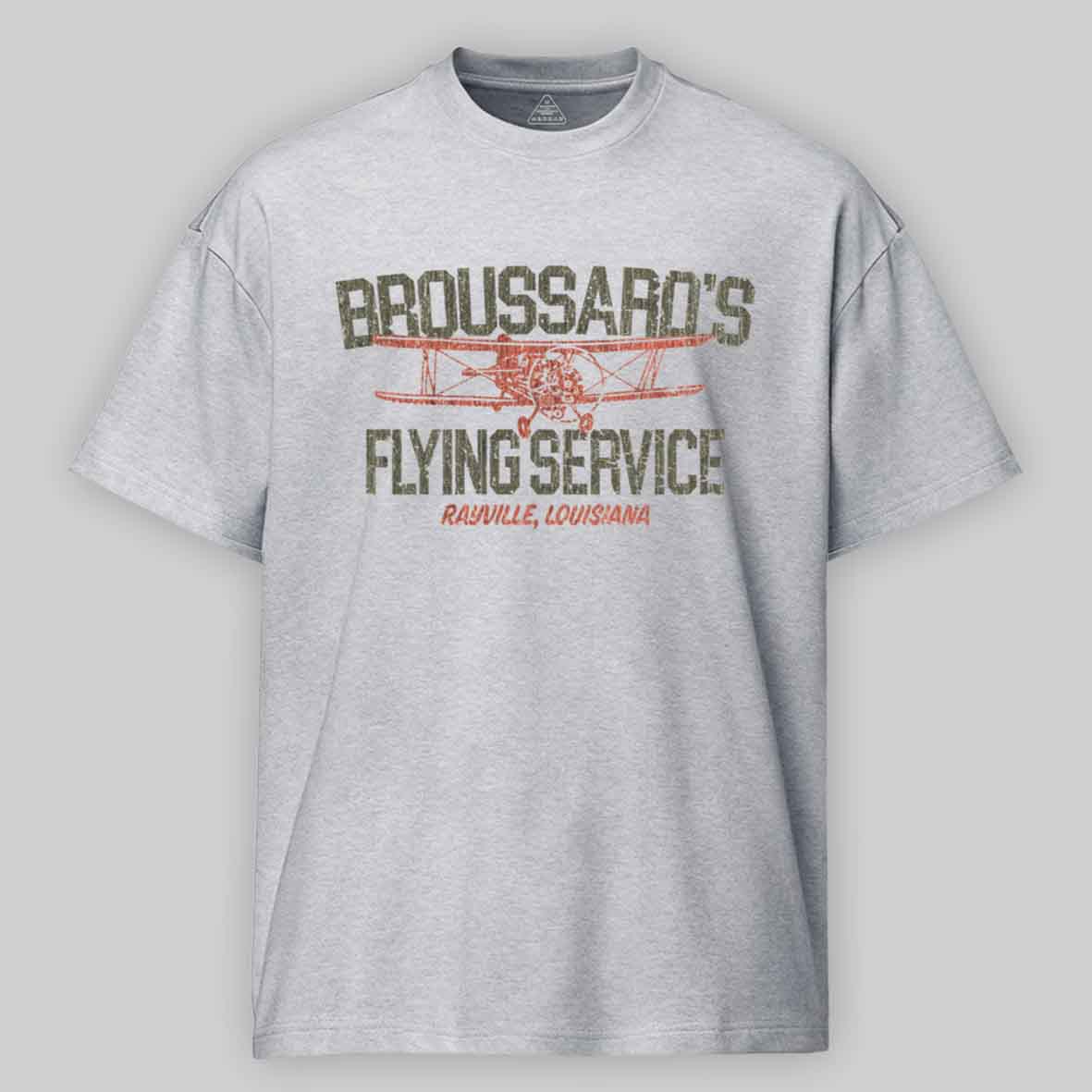 Maturelion Broussard’s Flying Service 1963 Cotton T-shirt