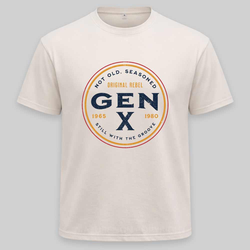 Maturelion Gen X - Not Old, Seasoned Washed T-shirt