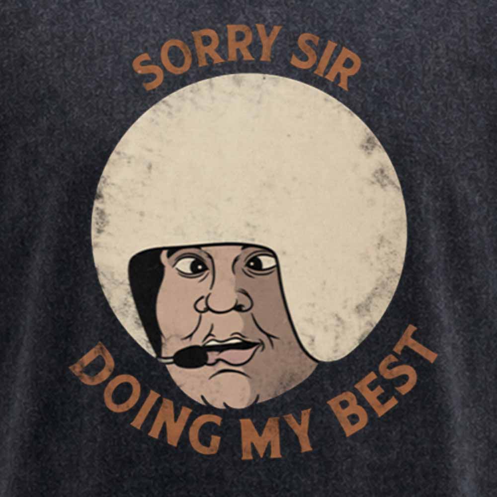 Maturelion Sorry sir, doing my best Washed T-shirt