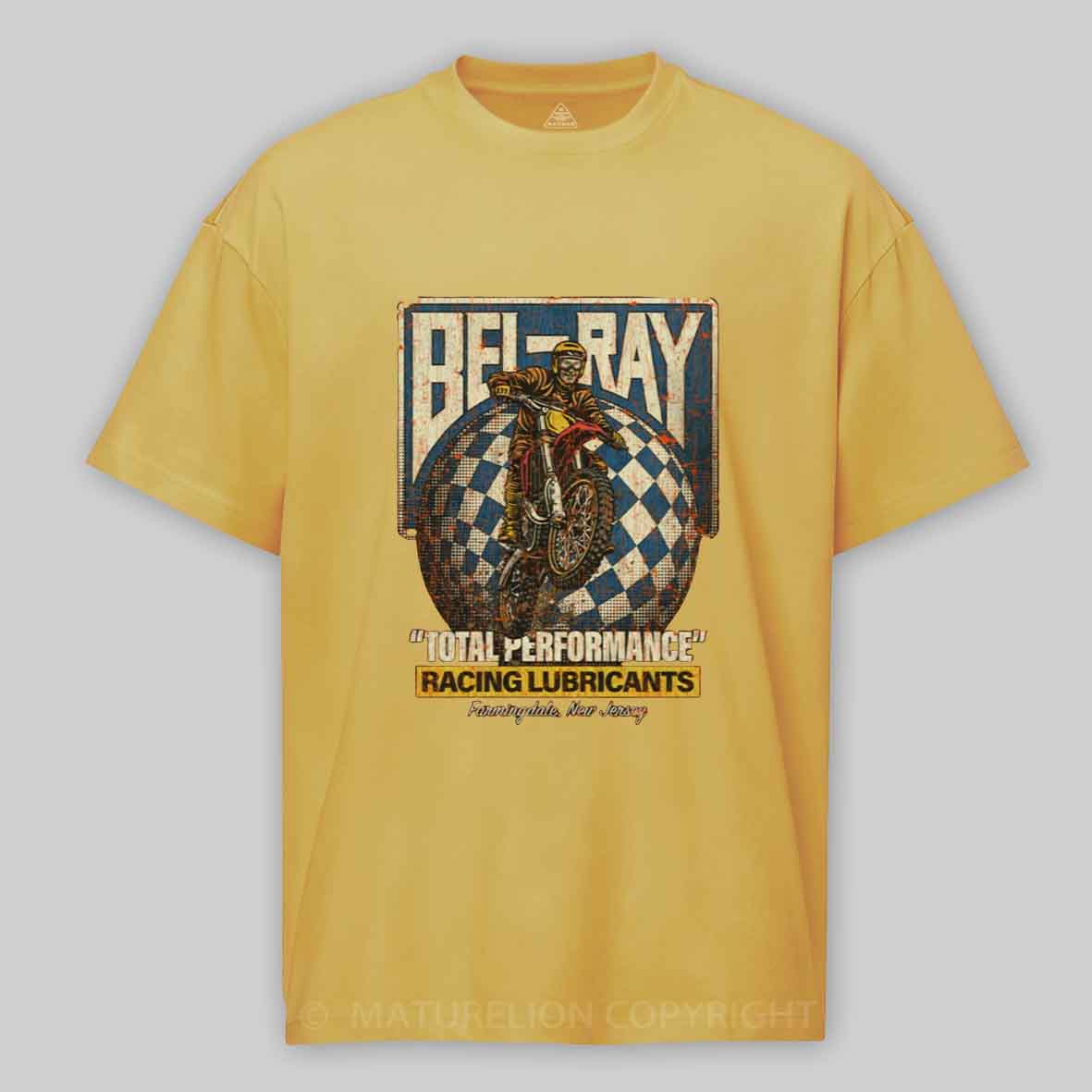 Maturelion Bel-Ray Racing Lubricants 1982 Cotton T-shirt