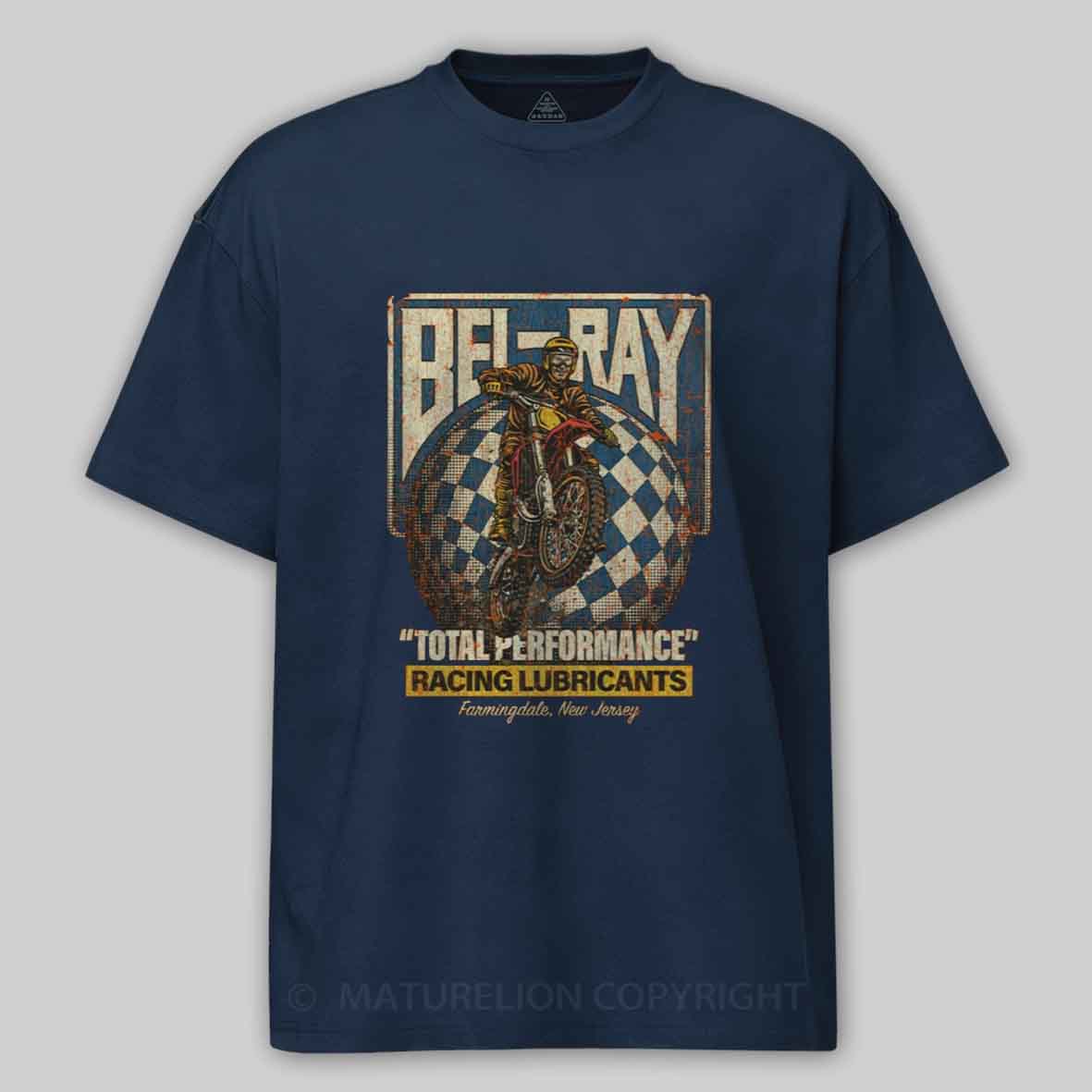 Maturelion Bel-Ray Racing Lubricants 1982 Cotton T-shirt