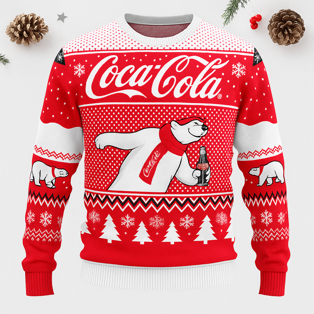 Maturelion Squatching Through The Snow Ugly Christmas Sweater