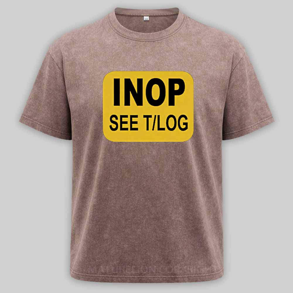 Maturelion INOP SEE T/LOG Washed T-shirt