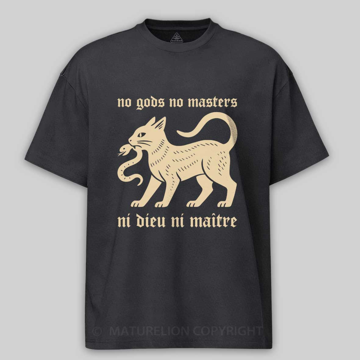 Maturelion Ni Dieu Ni Matre  Cotton T-shirt