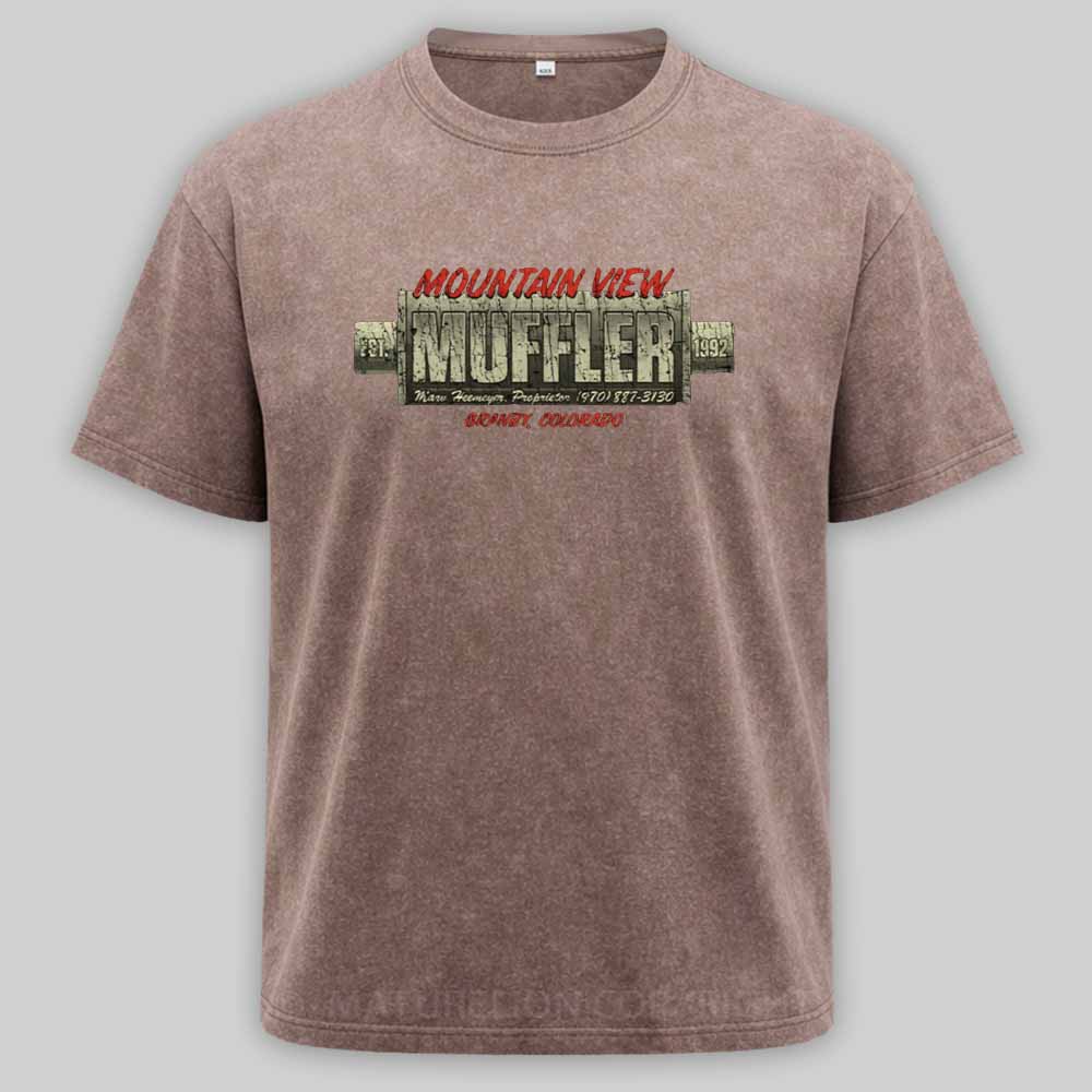 Maturelion Mountain View Muffler 1992 Washed T-shirt