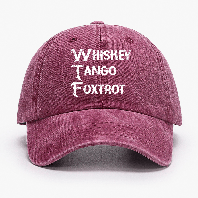 WTF - Whiskey Tango Foxtrot Cap (Free Customization)-Maturelion