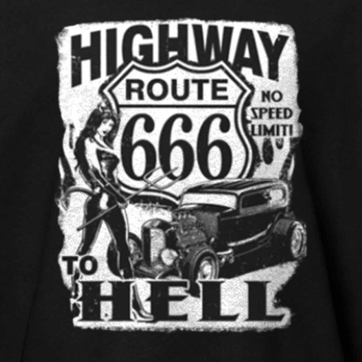 Maturelion Route 666 - Highway to hellCotton T-shirt