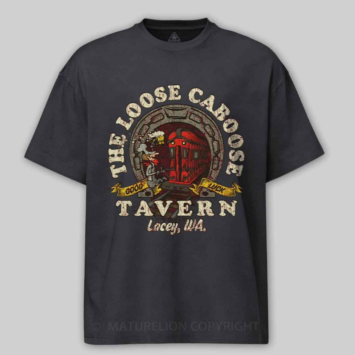 Maturelion The Loose Caboose Tavern 1967 Cotton T-shirt