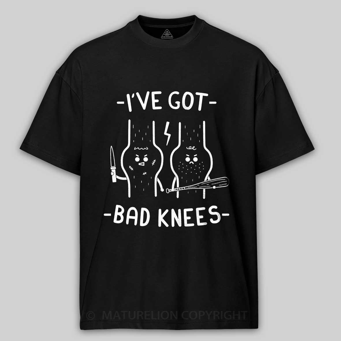 Maturelion Bad Knees Cotton T-shirt