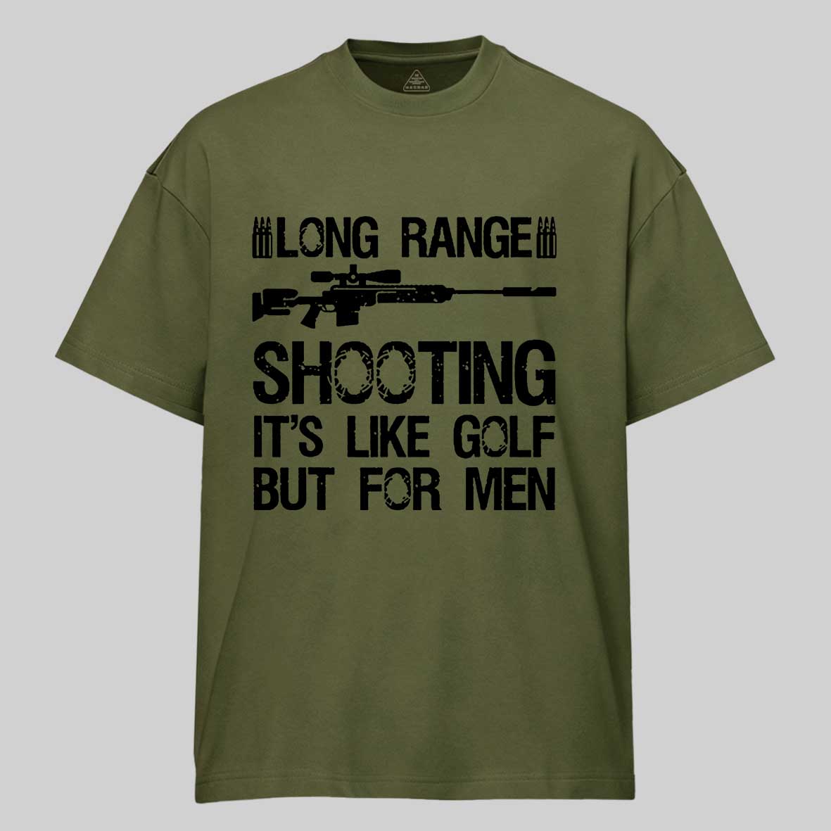Maturelion Long Range Shooting It's Like Golf But For Men Unisex Cotton T-shirt -Maturelion